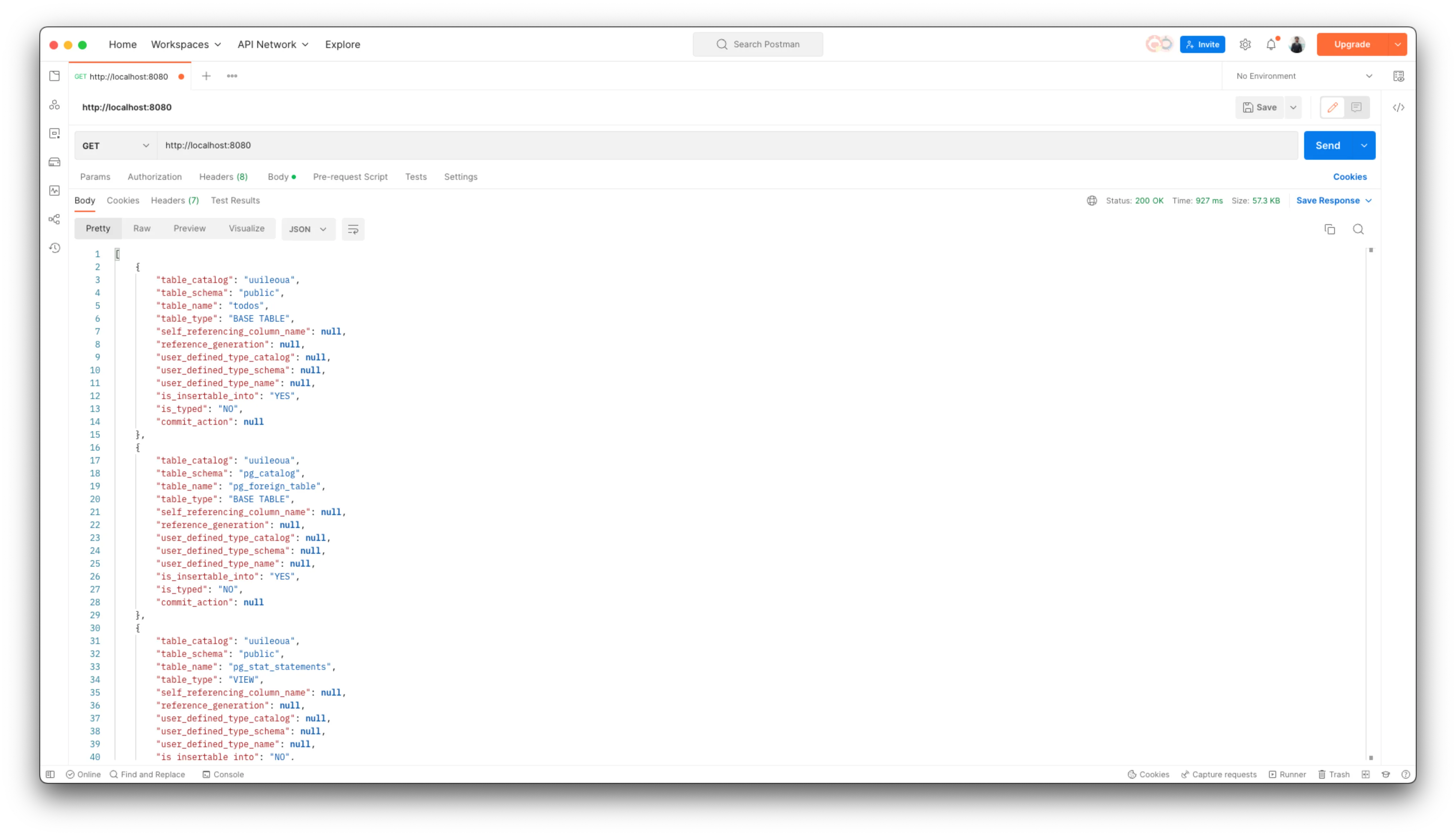 Database Connection Successful